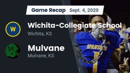 Recap: Wichita-Collegiate School  vs. Mulvane  2020