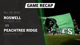 Recap: Roswell  vs. Peachtree Ridge  2016