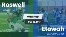 Matchup: Roswell  vs. Etowah  2017
