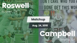 Matchup: Roswell  vs. Campbell  2018