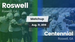 Matchup: Roswell  vs. Centennial  2018
