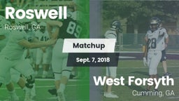 Matchup: Roswell  vs. West Forsyth  2018