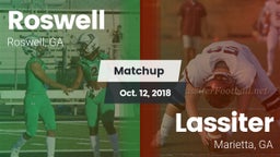 Matchup: Roswell  vs. Lassiter  2018