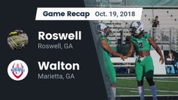 Recap: Roswell  vs. Walton  2018