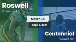 Matchup: Roswell  vs. Centennial  2019