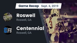 Recap: Roswell  vs. Centennial  2019