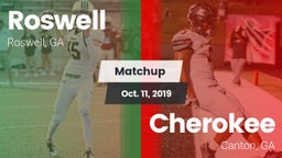Matchup: Roswell  vs. Cherokee  2019
