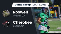 Recap: Roswell  vs. Cherokee  2019