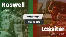 Matchup: Roswell  vs. Lassiter  2019