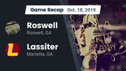 Recap: Roswell  vs. Lassiter  2019