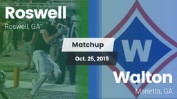 Matchup: Roswell  vs. Walton  2019