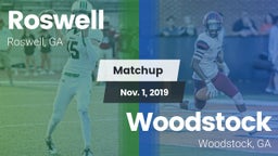 Matchup: Roswell  vs. Woodstock  2019