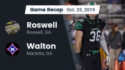 Recap: Roswell  vs. Walton  2019