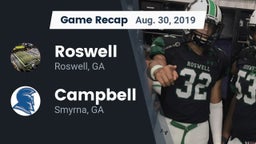 Recap: Roswell  vs. Campbell  2019
