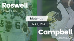 Matchup: Roswell  vs. Campbell  2020