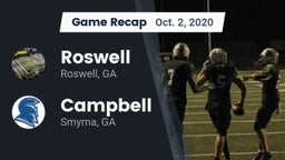 Recap: Roswell  vs. Campbell  2020
