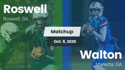 Matchup: Roswell  vs. Walton  2020