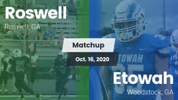 Matchup: Roswell  vs. Etowah  2020