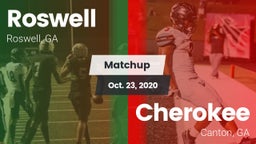 Matchup: Roswell  vs. Cherokee  2020