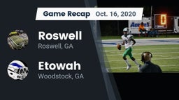 Recap: Roswell  vs. Etowah  2020