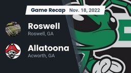 Recap: Roswell  vs. Allatoona  2022