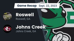 Recap: Roswell  vs. Johns Creek  2023