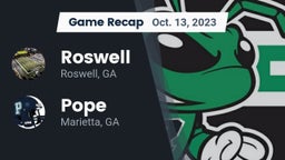 Recap: Roswell  vs. Pope  2023