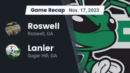 Recap: Roswell  vs. Lanier  2023