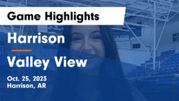Harrison  vs Valley View  Game Highlights - Oct. 25, 2023