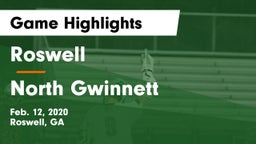 Roswell  vs North Gwinnett  Game Highlights - Feb. 12, 2020