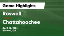 Roswell  vs Chattahoochee  Game Highlights - April 12, 2024