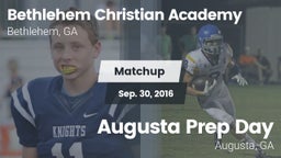 Matchup: Bethlehem Christian  vs. Augusta Prep Day  2016
