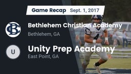 Recap: Bethlehem Christian Academy  vs. Unity Prep Academy 2017