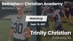 Matchup: Bethlehem Christian  vs. Trinity Christian  2017