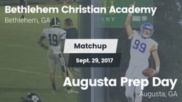 Matchup: Bethlehem Christian  vs. Augusta Prep Day  2017