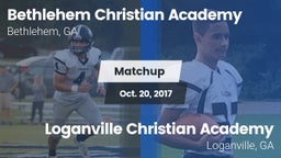 Matchup: Bethlehem Christian  vs. Loganville Christian Academy  2017