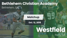 Matchup: Bethlehem Christian  vs. Westfield  2018