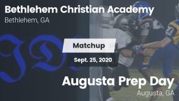 Matchup: Bethlehem Christian  vs. Augusta Prep Day  2020