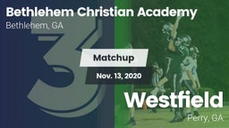 Matchup: Bethlehem Christian  vs. Westfield  2020