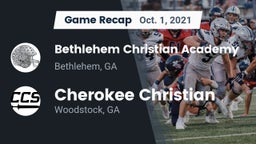 Recap: Bethlehem Christian Academy  vs. Cherokee Christian  2021