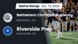 Recap: Bethlehem Christian Academy  vs. Riverside Prep  2023
