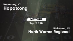Matchup: Hopatcong vs. North Warren Regional  2016