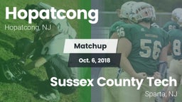 Matchup: Hopatcong vs. Sussex County Tech  2018