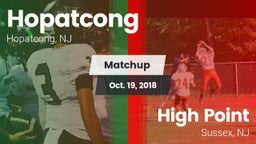 Matchup: Hopatcong vs. High Point  2018
