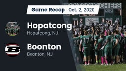 Recap: Hopatcong  vs. Boonton  2020
