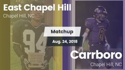 Matchup: East Chapel Hill vs. Carrboro  2018