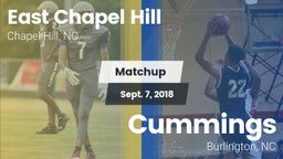 Matchup: East Chapel Hill vs. Cummings  2018