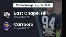Recap: East Chapel Hill  vs. Carrboro  2018