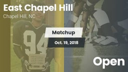 Matchup: East Chapel Hill vs. Open 2018