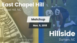 Matchup: East Chapel Hill vs. Hillside  2018